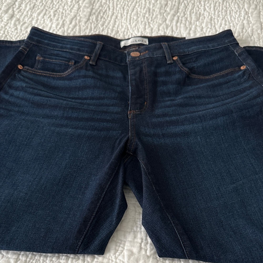 LOFT Dark Blue Ankle & Cropped Jeans - 30 - Picture 2 of 5